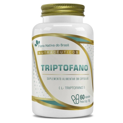 [1701] Triptofano - L-Triptofano Puro 283mg 60 cápsulas Flora Nativa