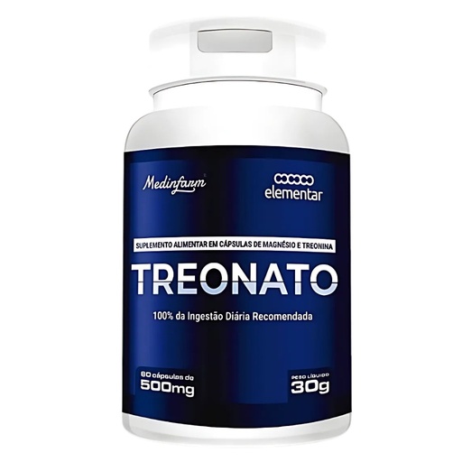 [172] Magnesio Treonato 500mg 60 cápsulas Medinfarm - Genesis