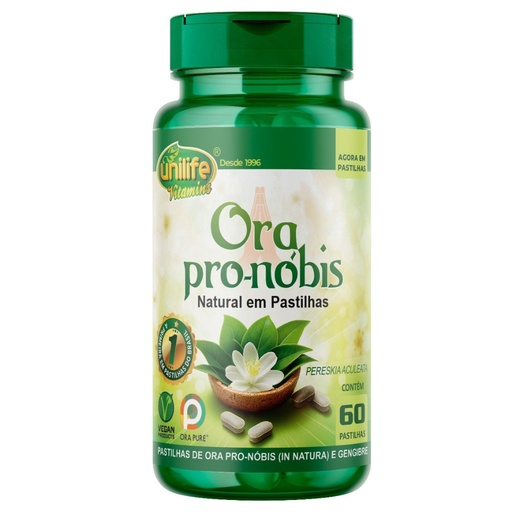 [1905] Ora Pro Nobis 1000mg 60 pastilhas Unilife