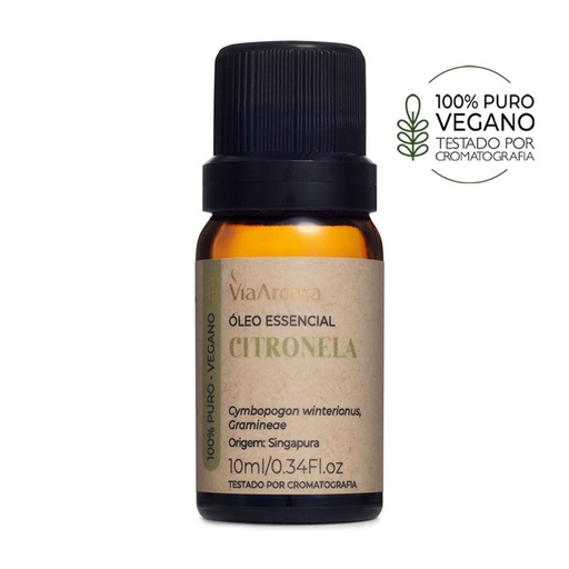 [2038] Oleo Essencial Citronela 10ml Via Aroma