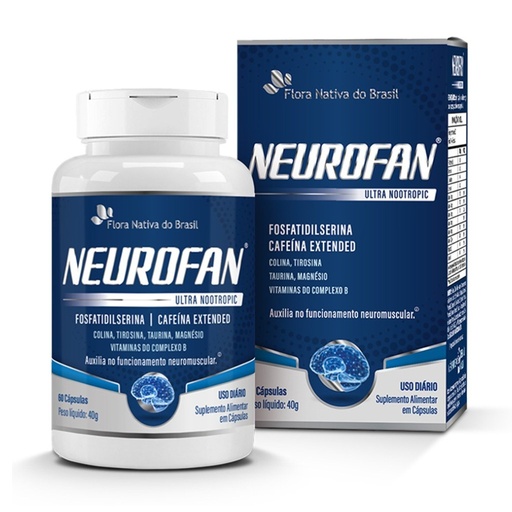 [2357] Neurofan Ultra - com Cafeina 670mg 60 cápsulas Flora Nativa