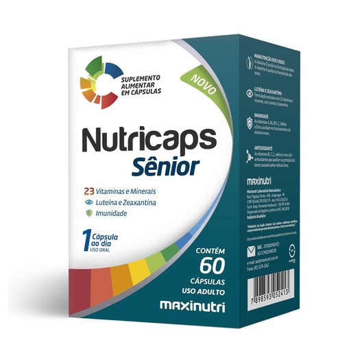 [2413] Nutricaps Senior 585mg 60 cápsulas Maxinutri