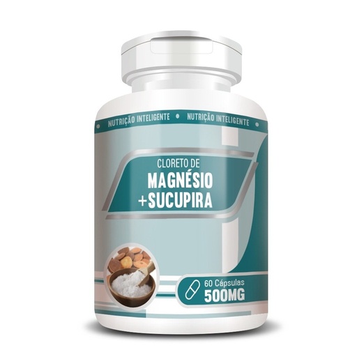 [253] Cloreto de magnesio com Sucupira 500mg 60 cápsulas RN Suplementos
