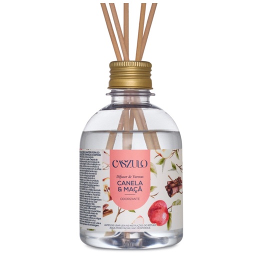 [2670] Difusor Varetas Canela e Maça 250ml Caszulo