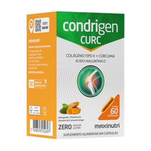[2697] Condrigen Curc 550mg 60 cápsulas Maxinutri
