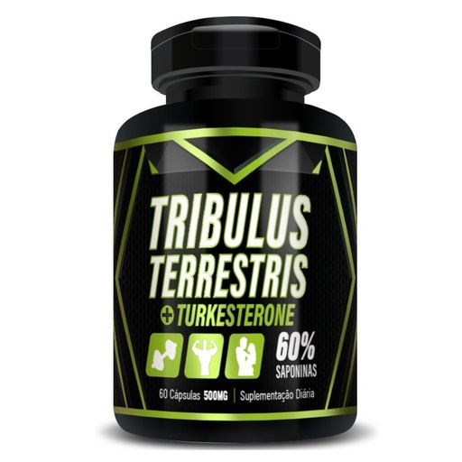 [28117] Tribulus Terrestris com Turkesterone 500mg 60 cápsulas Kury Ervas