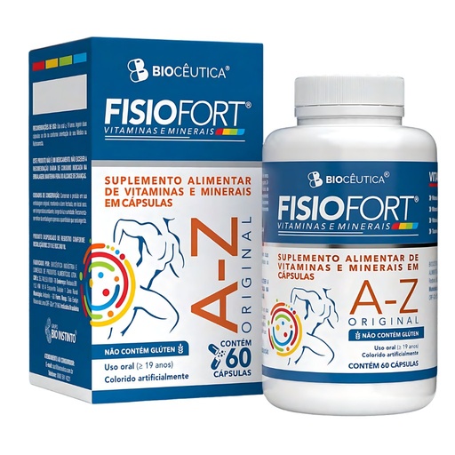 [3071] Fisiofort A-Z - Polivitaminico - 370mg 60 cápsulas Bioceutica