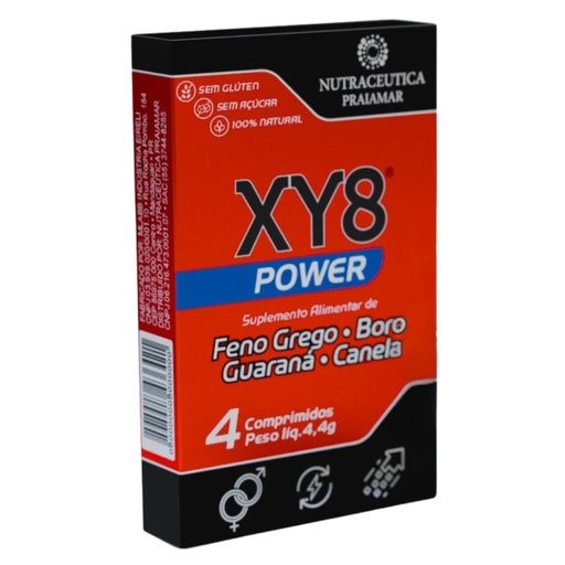 [325] Energetico Sexual Natural XY8 4 comprimidos Praiamar
