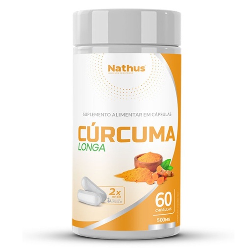 [3271] Curcuma Longa - 65mg de Cúrcuma - 500mg 60 cápsulas Nathus