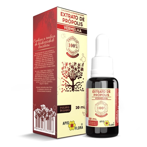 [33229] Extrato de Propolis Vermelha Padronizada 20ml Apisflora