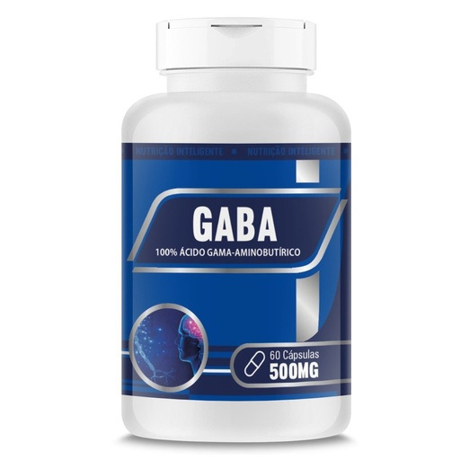[40449] Gaba - Acido Gama-Aminobutirico 500mg 60 cápsulas RN Suplmentos
