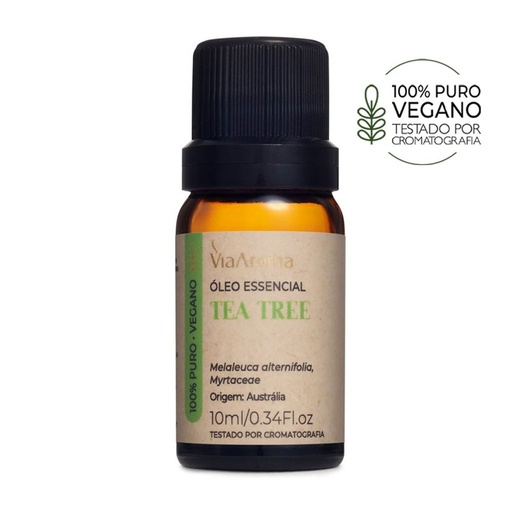 [4254] Oleo Essencial Tea Tree - Melaleuca 10ml Via Aroma