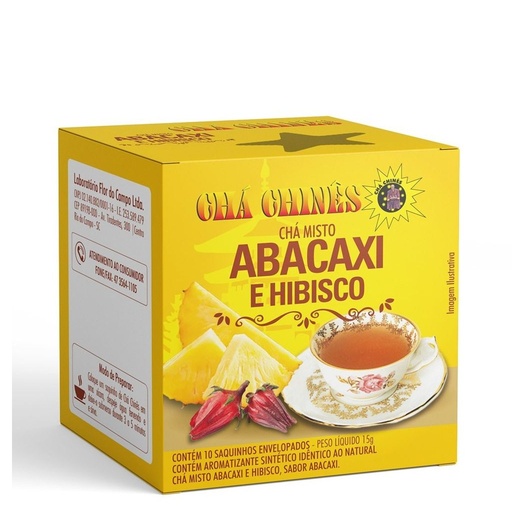 [5001] Cha Abacaxi com Hibisco 15g Cha Chines