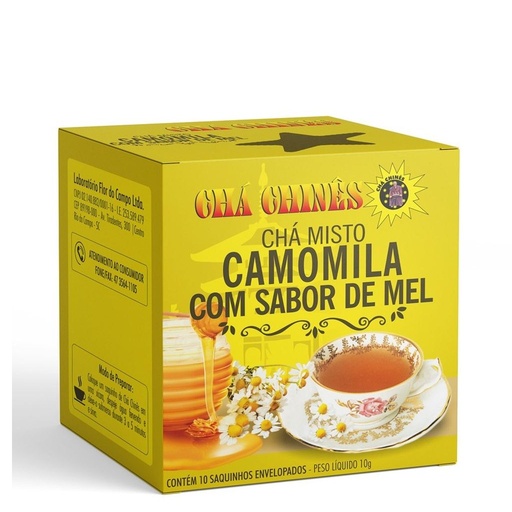 [5011] Cha Camomila com Mel 10g Cha Chines