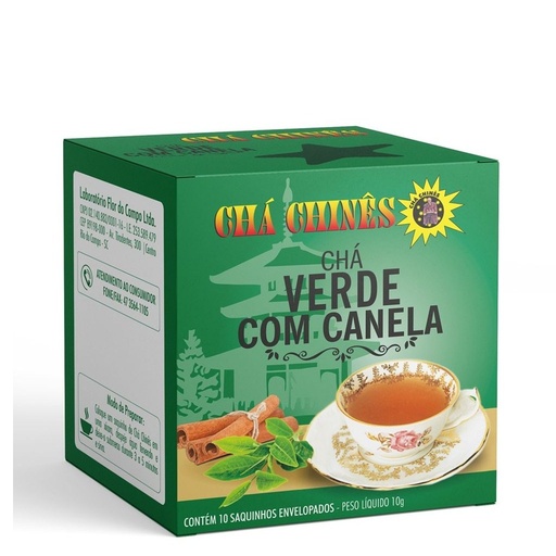 [5046] Cha Verde com Canela 10g Cha Chines
