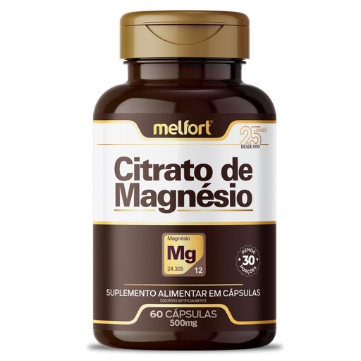 [5068] Magnesio Citrato Malato 500mg 60 cápsulas Melfort