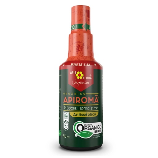 [5092] Apiroma Spray Organico - Propolis, Mel e Roma - 30ml Apisflora
