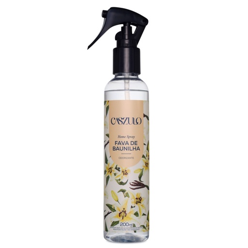 [5312] Home Spray Fava de Baunilha 200ml Caszulo Via Aroma