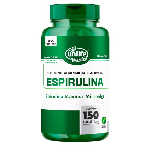 [5328] Espirulina Microalga 1000mg 150 comprimidos Unilife