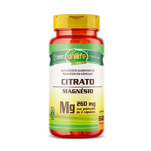 [5939] Magnesio Citrato 500mg 60 cápsulas Unilife