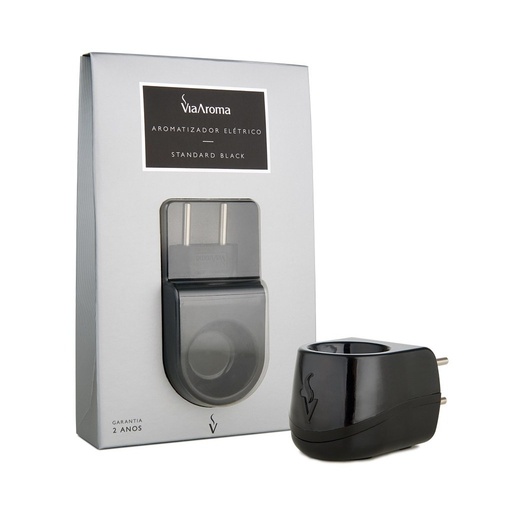 [60973] Aromatizador Eletrico Standard Preto Plástico Via Aroma