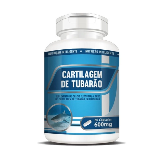 [6281] Cartilagem de Tubarao 600mg 60 cápsulas RN Suplementos