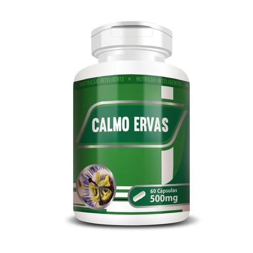 [6434] Calmo Ervas 500mg 60 cápsulas RN Suplementos