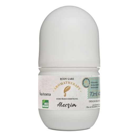 [6555] Desodorante Aromatherapy Alecrim 70ml Via Aroma