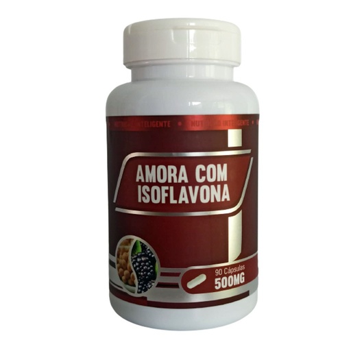 [6649] Amora com Isoflavona 500mg (Amora Branca) 90 cápsulas RN Suplementos