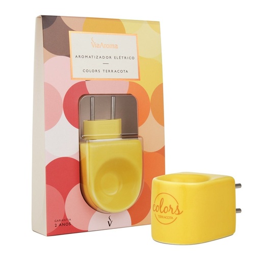 [665400] Aromatizador Eletrico Colors Amarelo Via Aroma