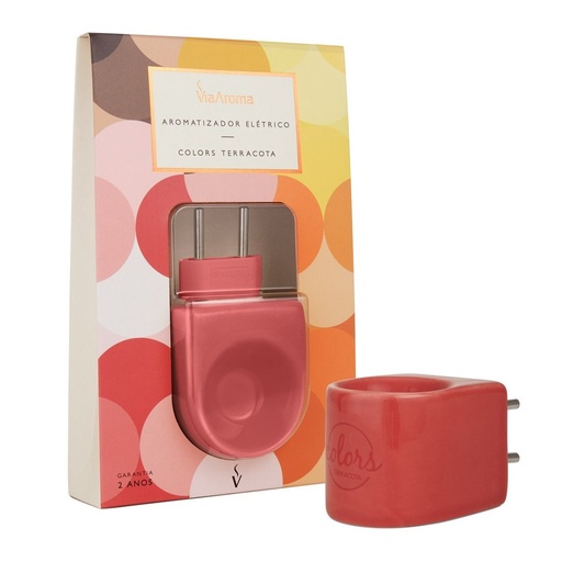 [6685] Aromatizador Eletrico Colors Vermelho Via Aroma