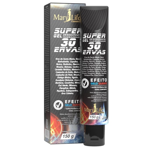 [700544] Gel Massageador Super 30 ervas 150g Bio Instinto