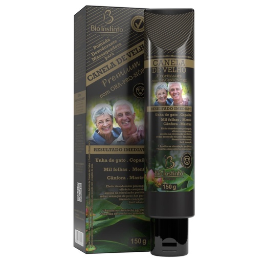 [700933] Pomada Canela de Velho Premium com Ora pro Nobis 150g Bio Instinto