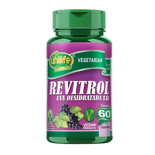 [7544] Revitrol - Uva Desidratada - 500mg 60 cápsulas Unilife