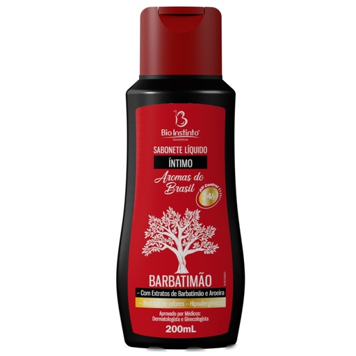 [86604] Sabonete Intimo Liquido de Barbatimao 200ml Bio Instinto
