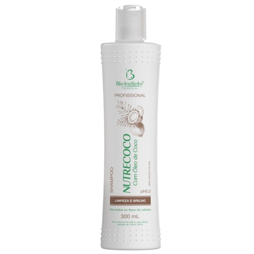 [88929] Shampoo Nutrecoco - Oleo de Coco 300ml Bio Instinto