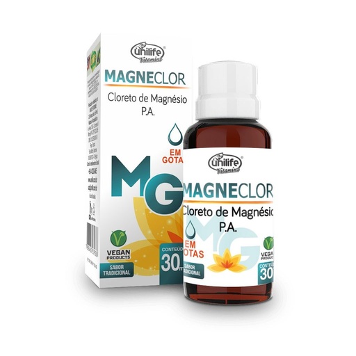[9338] Cloreto de Magnesio PA - Magneclor - 30ml Unilife